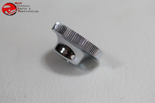 28-32 Ford Model A Closed Car Windshield Swing Arm Chrome Slide Knobs Pair New