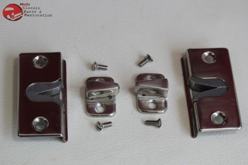 32 Ford Door Alignment Male Female Dovetail Set Of 4 Stainless Closed Car Truck