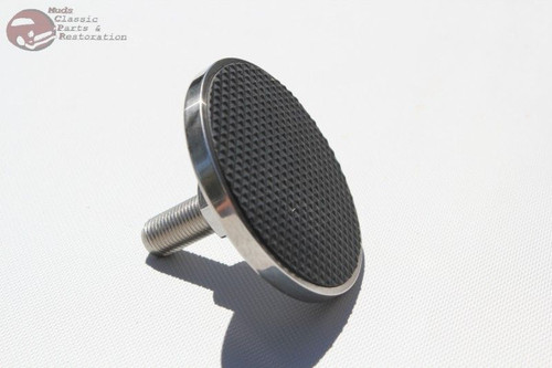 32-59 Ford Custom Truck Hot Rod Stainless Brake Clutch Pedal Arm Pads Set Of 2