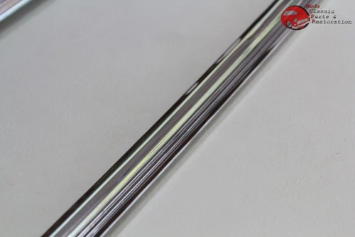 42-48 Chevy Fleetline Stainless Steel Rear Fender Skirt Strips Trim Set Of 6 New