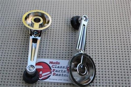 47-66 Chevy Gmc Pickup Truck Chrome Interior Inside Window Handles Cranks