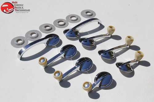 49-60 Chevy Gm 2 Door Car Door Handle Window Regulator Vent Wind Wing Crank Ivor 49-60 Chevy Gm 2 Door Car Door Handle Window Regulator Vent Wind Wing Crank Ivor