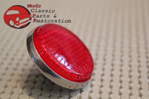 51 52 56 Chevy Bel Air Sedan Nomad Fleetline Guide Tail Light Red Reflectors