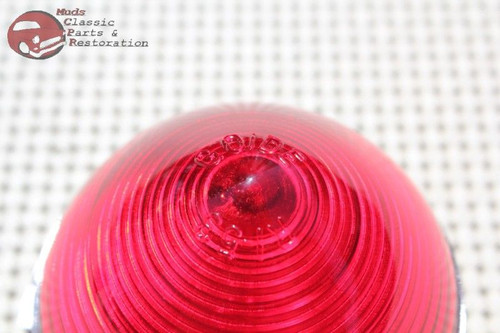 53 Chevy Passenger Car Belair 210 150 Rear Tail Light Lamp Center Lens Lenses