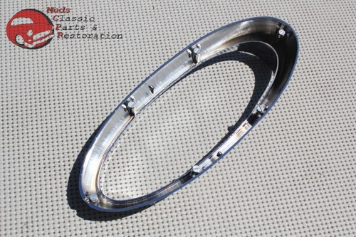 54 Chevy Belair Rear Chrome Plated Taillight Lamp Bezels Left Right 210 150 New