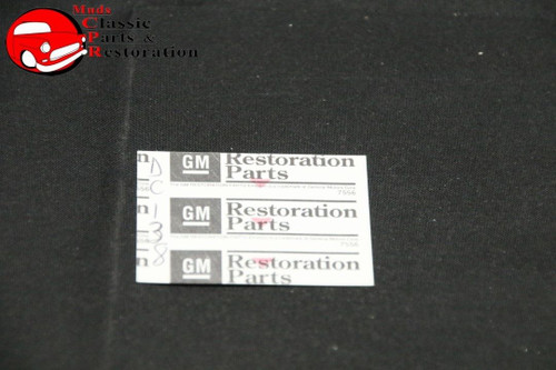 54-62 Corvette, Impala Caution Cooling System Decal