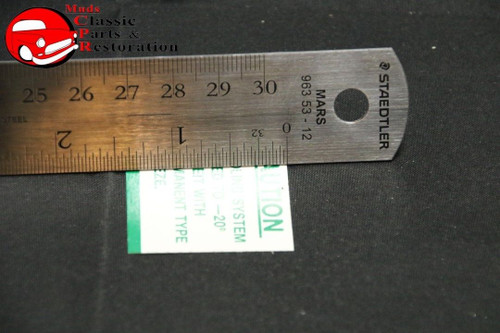 54-62 Corvette, Impala Caution Cooling System Decal