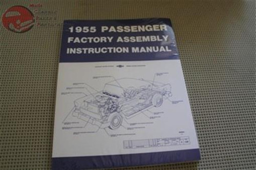 1955 55 Chevy Bel Air Hardtop Convertible 150 210 Nomad Factory Assembly Manual