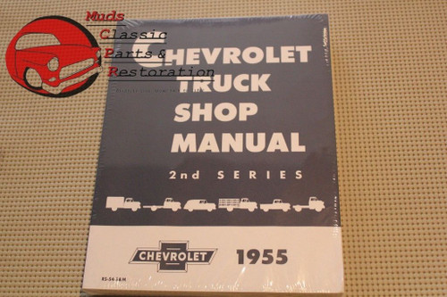 1955 55 Chevrolet Chevy Pickup Pick Up 2nd Series Truck Shop Manual