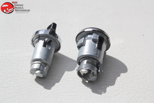 55-57 Chevy Ignition Door Trunk Lock Cylinders Flat Pawls Oem Octagon Head Keys 55-57 Chevy Ignition Door Trunk Lock Cylinders Flat Pawls Oem Octagon Head Keys