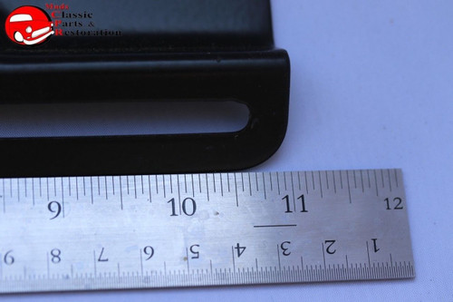 55-57 Gmc Pickup Truck Front License Plate Bracket Black New