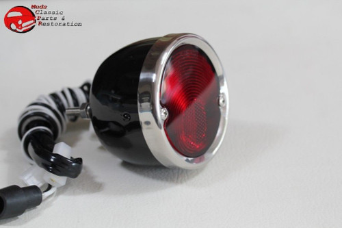 55-59 Chevy Gmc Stepside Pickup Truck Rear Tail Lamp Light Black Right Left Hand