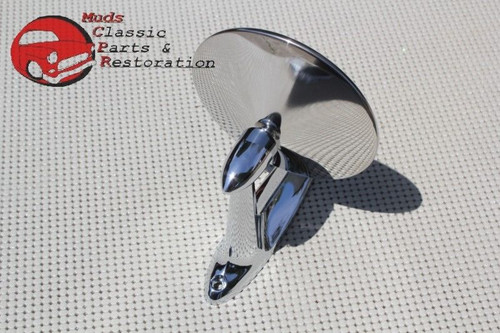 55-57 Tri Five Chevy Outside Rear View Mirror & Gm Custom Fender Door Street Rod