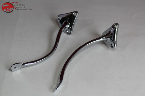 55-59 Chevy Gmc Pickup Truck Exterior Outside Rear View Door Mirror Head Arms