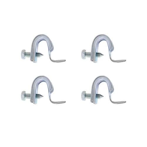55-66 Chevy Passenger Car Bel Air Impala Rear Fender Skirt Hardware Clips Set 4