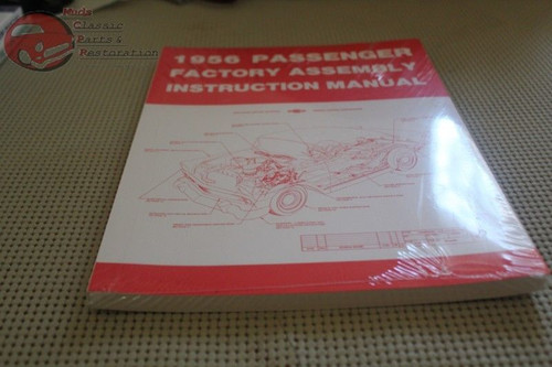 1956 56 Chevy Bel Air Nomad Convertible 150 210 Factory Assembly Manual