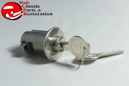 58-60; 63 Impala Glovebox Lock Pontiac B-Body Console Lock Pear Shape Oem Keys