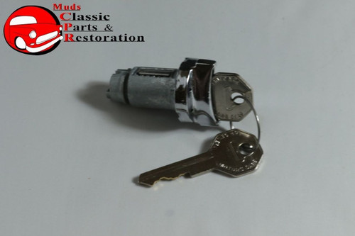 58-64 Impala Ignition Lock W/Octagon Keys Also Fits Chevelle El Camino Nova