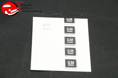 58-64 Gmc/Chevy Truck 62-64 Nova Oil Canister Decal Pf14