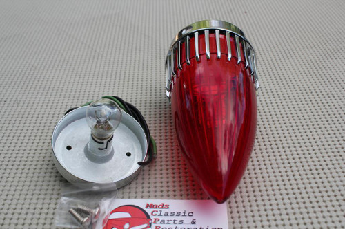 59 Cadillac Harley Bobber Hot Rat Rod Custom Red Tail Light Turn Signal Stop