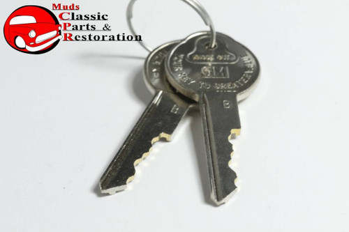 1959 59 Cherolet Chevy Impala Lock Trunk Lock Original OEM Keys