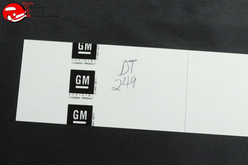 59-64 Pontiac Air Cleaner Service Instructions Decal Ac Filter #A96C