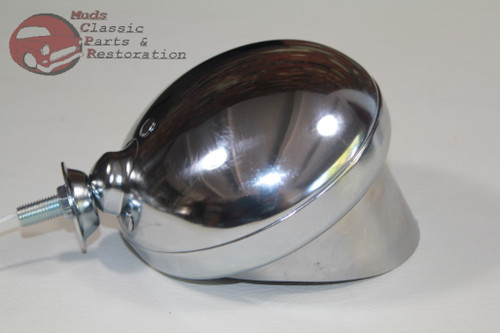 6 Volt Amber Mounted Visor Fog Light Lamps Custom Truck Hot Rat Street Rod Pair 6 Volt Amber Mounted Visor Fog Light Lamps Custom Truck Hot Rat Street Rod Pair