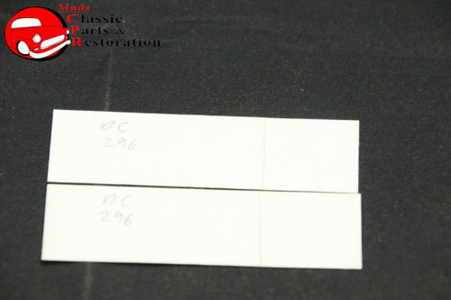 60-61 Corvette 315 Orange Valve Cover Decals Pair