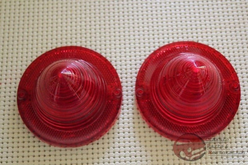 60-61 Impala Chevy El Camino Taillight Tail Brake Light Lenses Guide Script 4