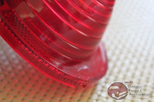 60-61 Impala Chevy El Camino Taillight Tail Brake Light Lenses Guide Script 4