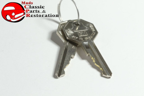 61 62 Impala Locks Ignition Door Glovebox Trunk W/Short Cyl. Original Style