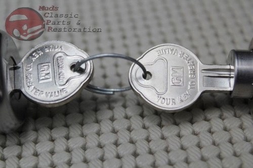 1961 1962 Chevrolet Biscayne Impala Glovebox & Trunk Locks Original Style Keys