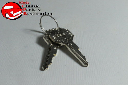 61-64 Impala Ignition & Door Original Lock Kit W/ Flat Pawl