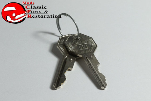 62-64 Nova Locks Ignition Door Trunk & Glovebox Original Oem Keys Lock Set Kit