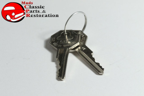 63 Impala Locks Ignition Door Glovebox Trunk Long Cylinder Original Gm Keys