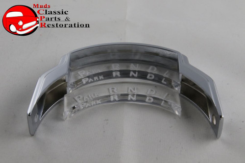 63 Impala Chevy Powerglide Transmission Column Shift Indicator Lens Bezel Set