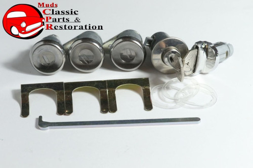 63 Impala Locks Ignition Door Glovebox Trunk Short Cyl. & Pawl Original Gm Keys