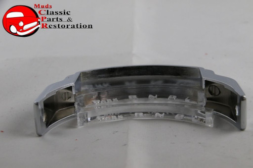 64 Impala Chevy Powerglide Transmission Column Shift Indicator Lens Bezel Set