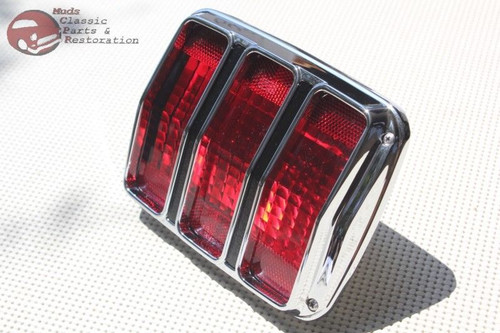 64-66 Ford Mustang Rear Tail Light Lamp Assembly W Wires Wiring Coupe Fastback