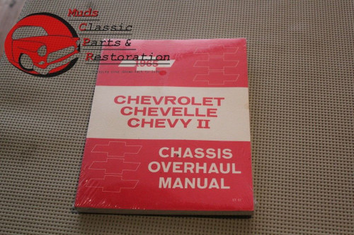 65 Chevy Impala Chevelle Chevy Ii Nova Chassis Overhaul Shop Service Manual