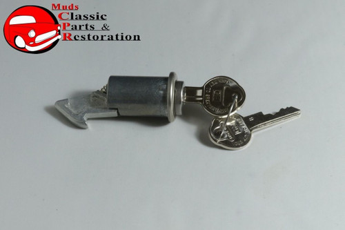 65-66 Impala Glovebox Lock Original Oem Pear Head Shape Keys New