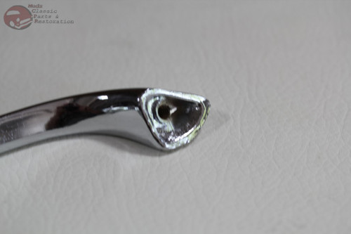 65-68 Chevy Impala Outer Exterior Chrome Push Button Door Handles Pair Set New