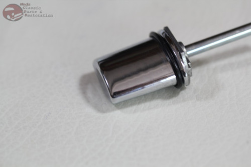 65-68 Chevy Impala Outer Exterior Chrome Push Button Door Handles Pair Set New