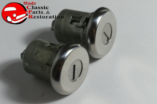 66 Chevelle Locks Ignition Door Glovebox & Trunk Original Oem Gm Logo Keys