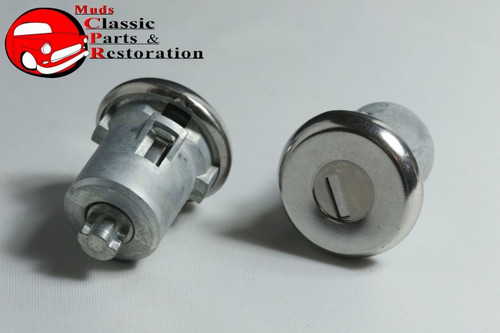 66 Chevelle 69 Gto Pontiac B-Body Glove Trunk Door Locks Later Style Round Keys