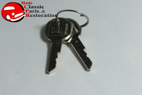 66 Chevelle 69 Gto Pontiac B-Body Glove Trunk Door Locks Later Style Round Keys