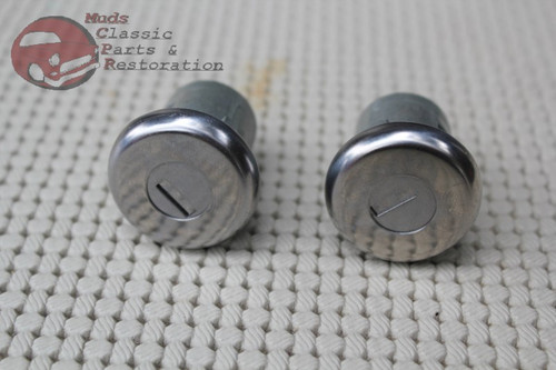 66 Buick Special Skylark Glovebox Trunk Door Lock Cylinder Set Later Key