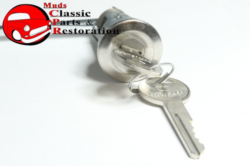 66-72 Chrysler Dodge Plymouth Trunk Lock W/Original Logo Keys