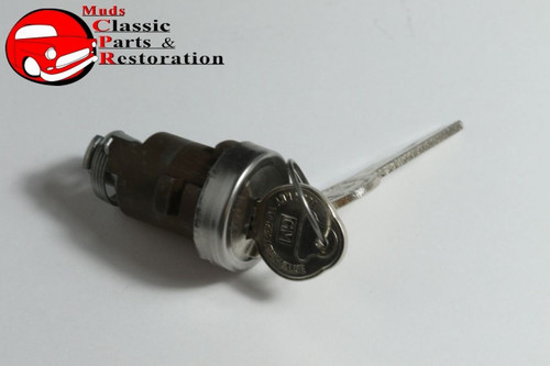 67 68 Cadillac Trunk Rear Deck Lid Lock Original Gm Logo Pear Head Keys New