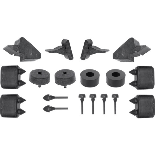 67 68 Firebird Body Panel Alignment Rubber Stopper Bumper Kit Set 20 Pieces New
